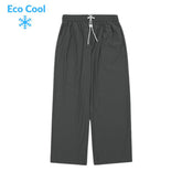 Pantalones anchos de seda de hielo